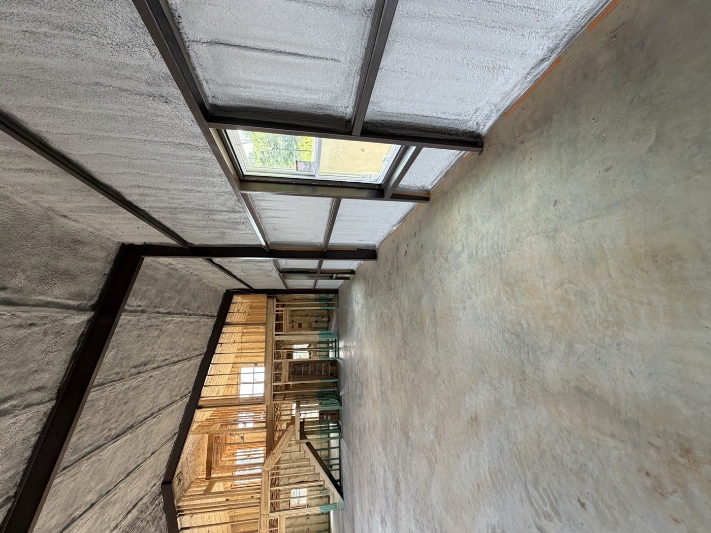 Insulated metal shop with windows